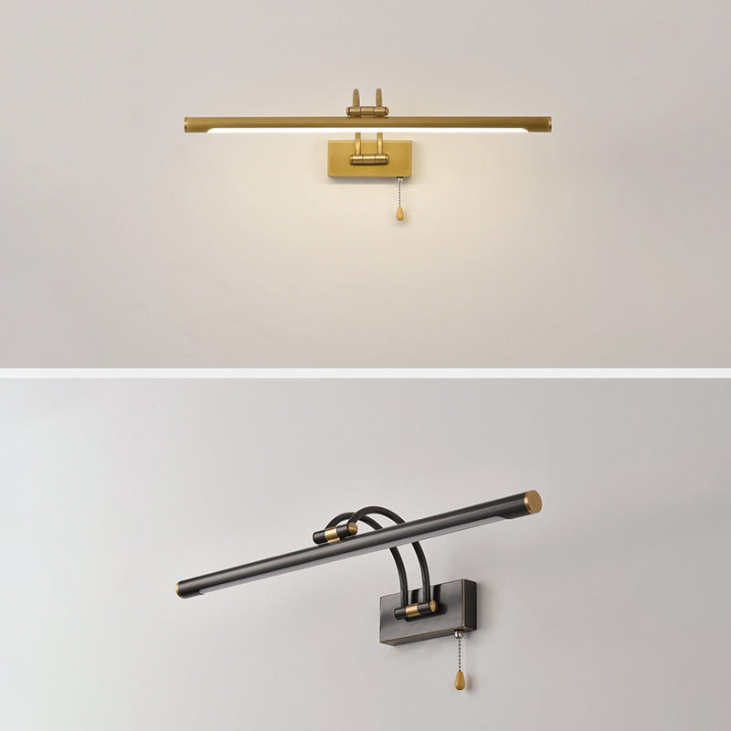 Luci a specchio vanità tradizionali Acrilico Acrilico Acrifide per il bagno