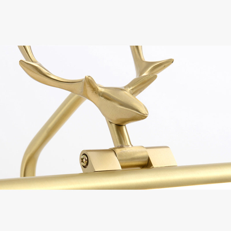 Luces de pared de tocador lineal Simplicidad vintage aplique de pared acrílica con astas para el baño