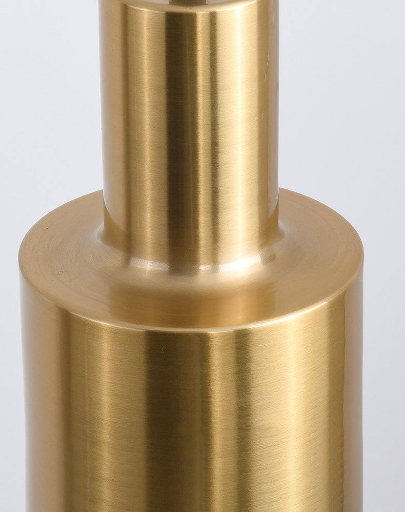 Post-modern Style Hanging Lamp Kit Simple Metal Bedroom Down Lighting Pendant in Gold