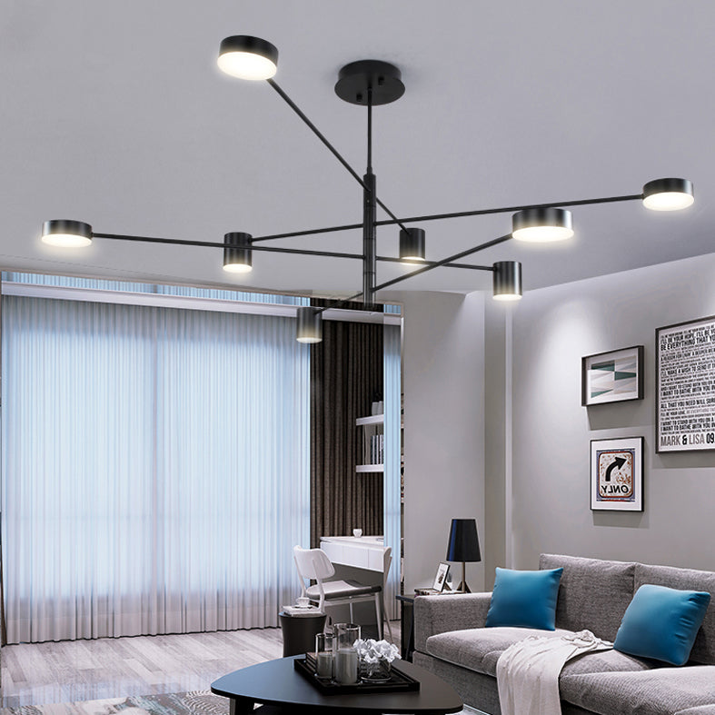 LED Postmodern Chandelier Lighting Metal Ceiling Pendant Light for Living Room