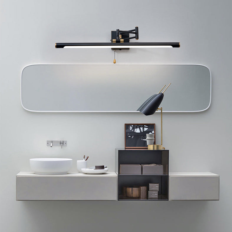 Vanité allongée Lumières murales postmodernes simplicité applique murale acrylique pour salle de bain