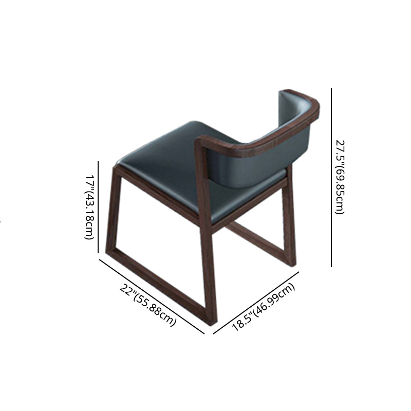 Modern Sintered Stone Dining Table Set Rectangular Dining Table with Solid Wood Base