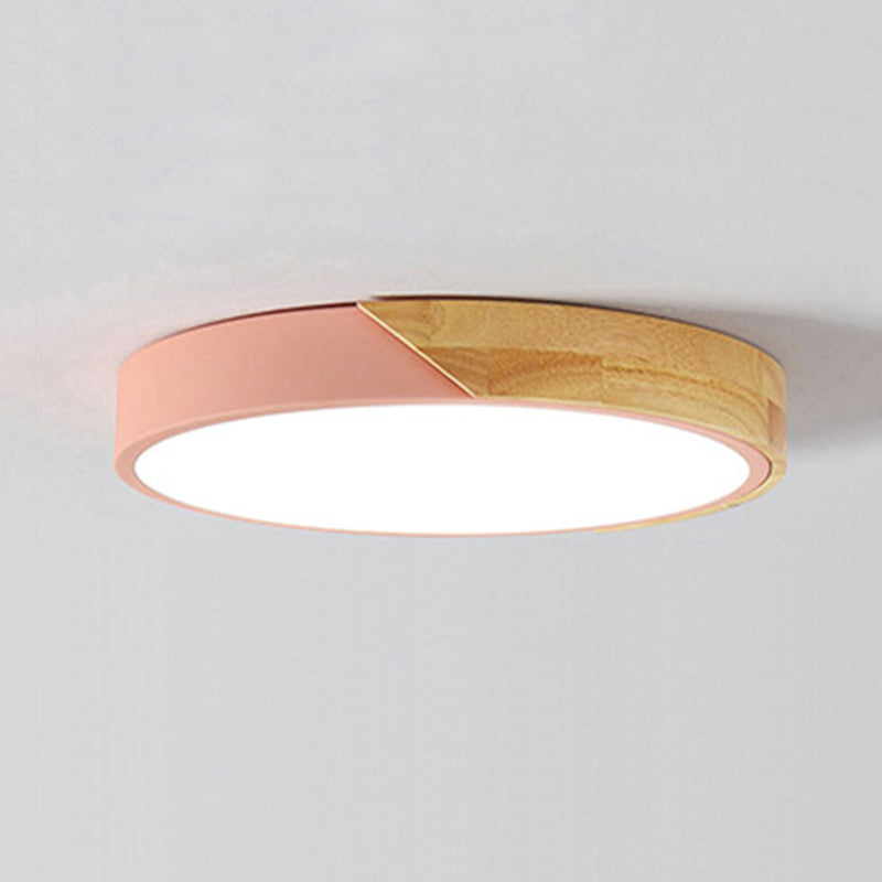 Geometric 1-Light Flush Ceiling Light Modern Style Acrylic Flush Mount Ceiling Lamp