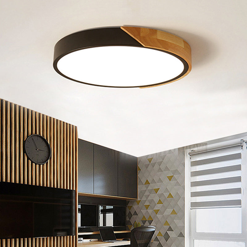 Geometric 1-Light Flush Ceiling Light Modern Style Acrylic Flush Mount Ceiling Lamp