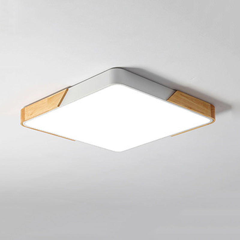 Geometric 1-Light Flush Ceiling Light Modern Style Acrylic Flush Mount Ceiling Lamp