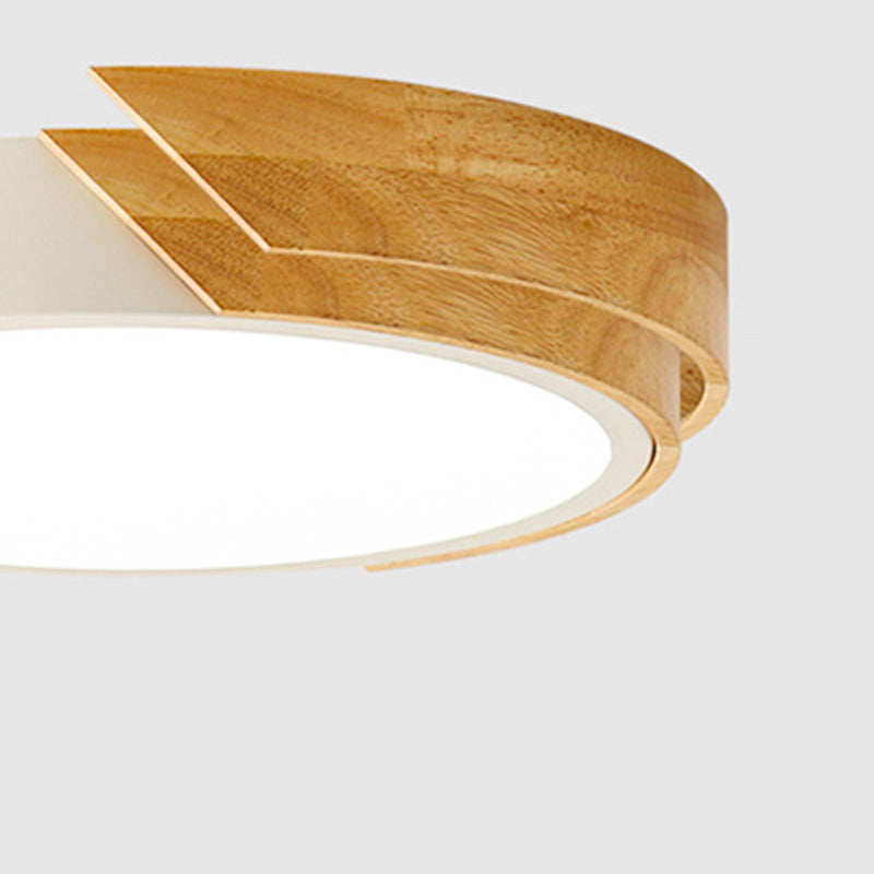 Geometric 1-Light Flush Ceiling Light Modern Style Acrylic Flush Mount Ceiling Lamp