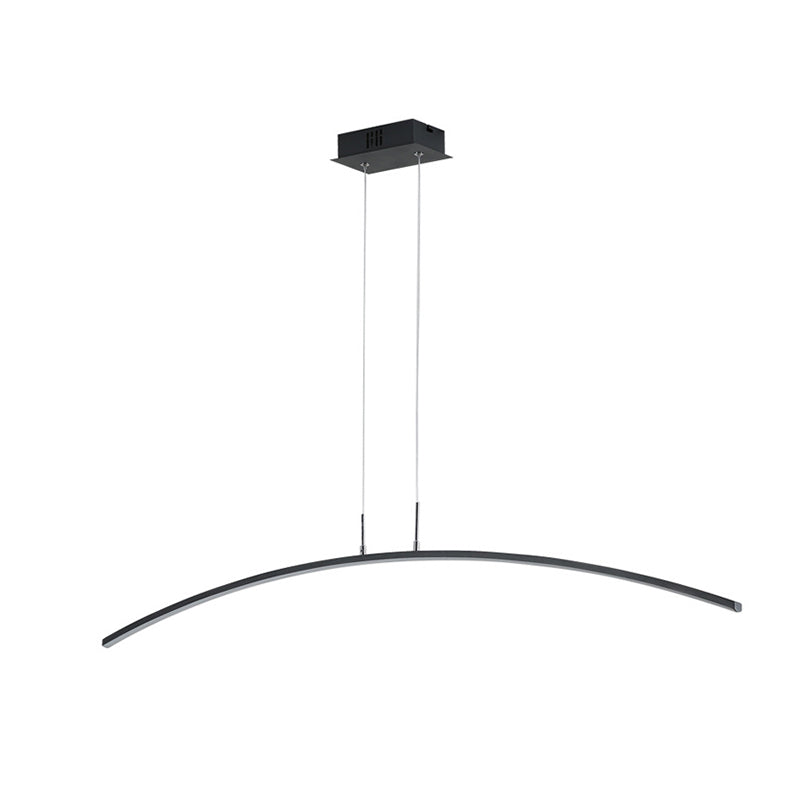 1 Leichte lineare Inselbeleuchtung moderne Anhängerbeleuchtung Metal Island Lighting