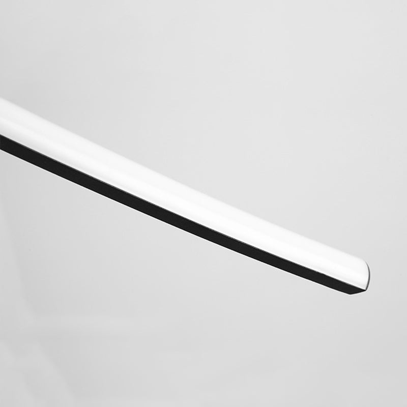 1 Leichte lineare Inselbeleuchtung moderne Anhängerbeleuchtung Metal Island Lighting