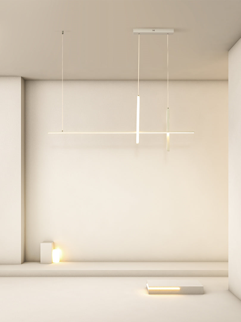 3 Light Linear Pendant Lighting Modern Kitchen Island Lighting Metal Island Lighting