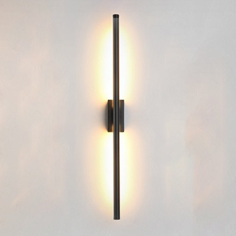 Luce di illuminazione da parete in metallo postmoderno Lampada a monte lineare per soggiorno