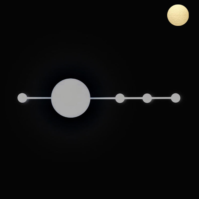 Nordic Modern Metal 1-Light Wall Mount Lamp Linear Wall Sconce for Bedroom