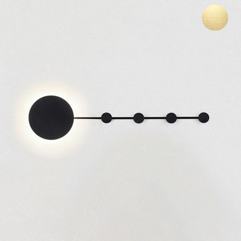 Nordic Modern Metal 1-Light Wall Mount Lamp Linear Wall Sconce for Bedroom