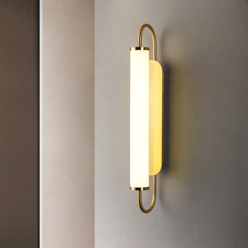 Contemporary Linear Wall Mounted Light Fixture 1-Light Sconce Light for Bathroom