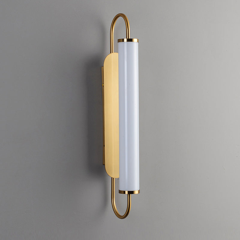 Contemporary Linear Wall Mounted Light Fixture 1-Light Sconce Light for Bathroom