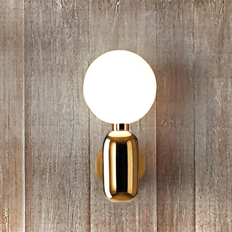 Electroplate Metal Table Lamp in Modern Luxury Style Glass Globe Table Light for Interior Spaces