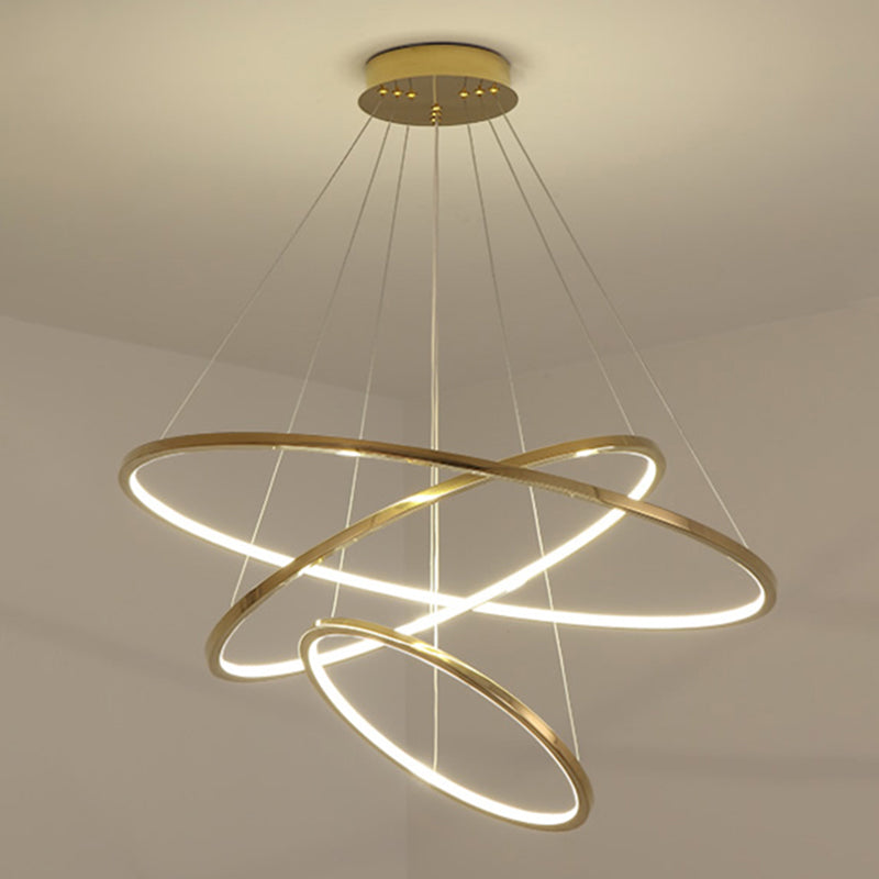 Modern Farmhouse Chandelier Multiple Rings Chandelier Lighting Fixtures