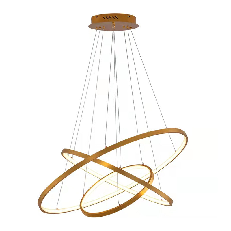 Modern Farmhouse Chandelier Multiple Rings Chandelier Lighting Fixtures