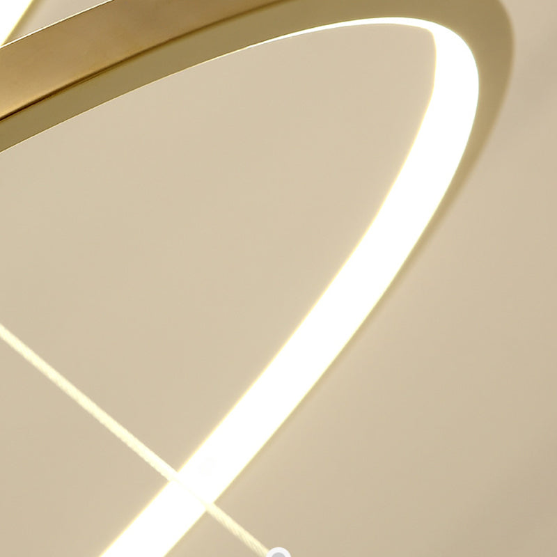 Modern Farmhouse Chandelier Multiple Rings Chandelier Lighting Fixtures