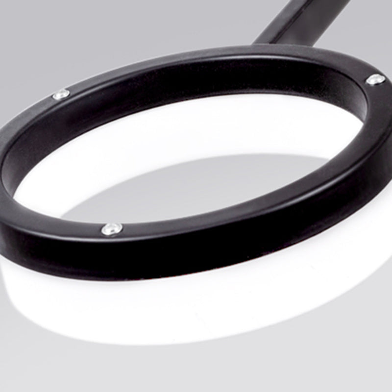 Modern Chandelier Lights Multiple Rings Pendant Lighting Fixtures Metal Chandelier