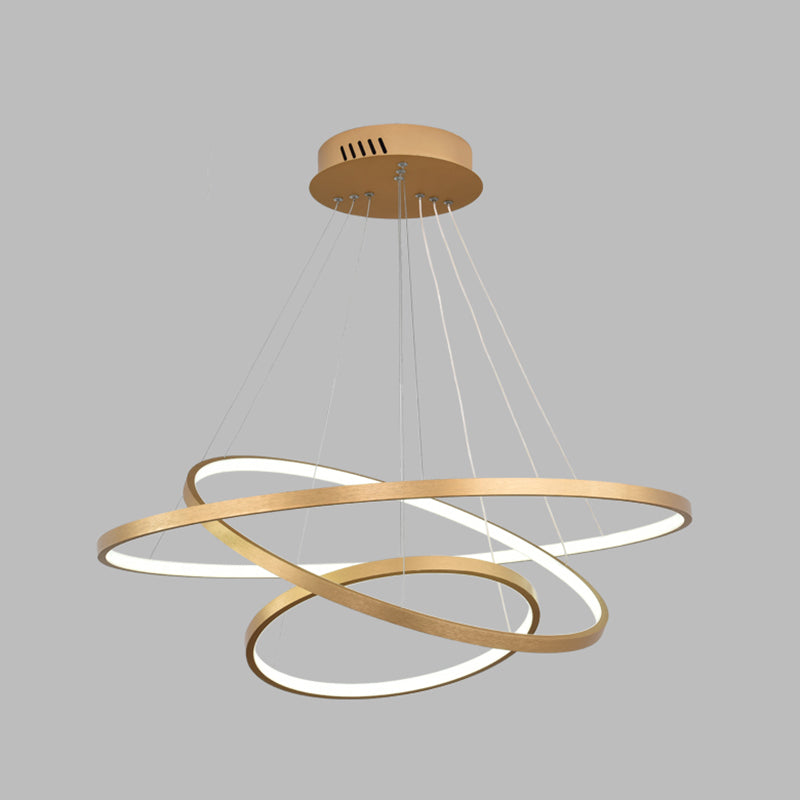 Lustre en or moderne