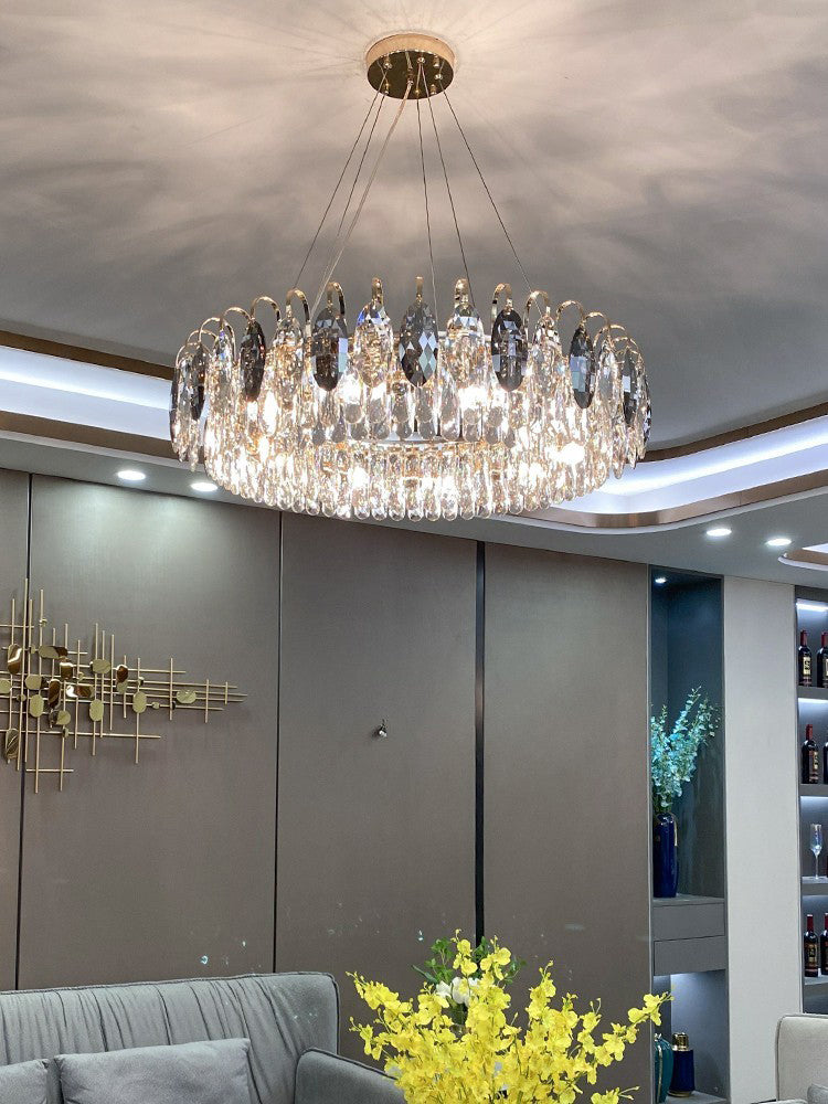 Sphere de salle à manger moderne Sphere Chandelier Prendant Lighting Fixtures Crystal