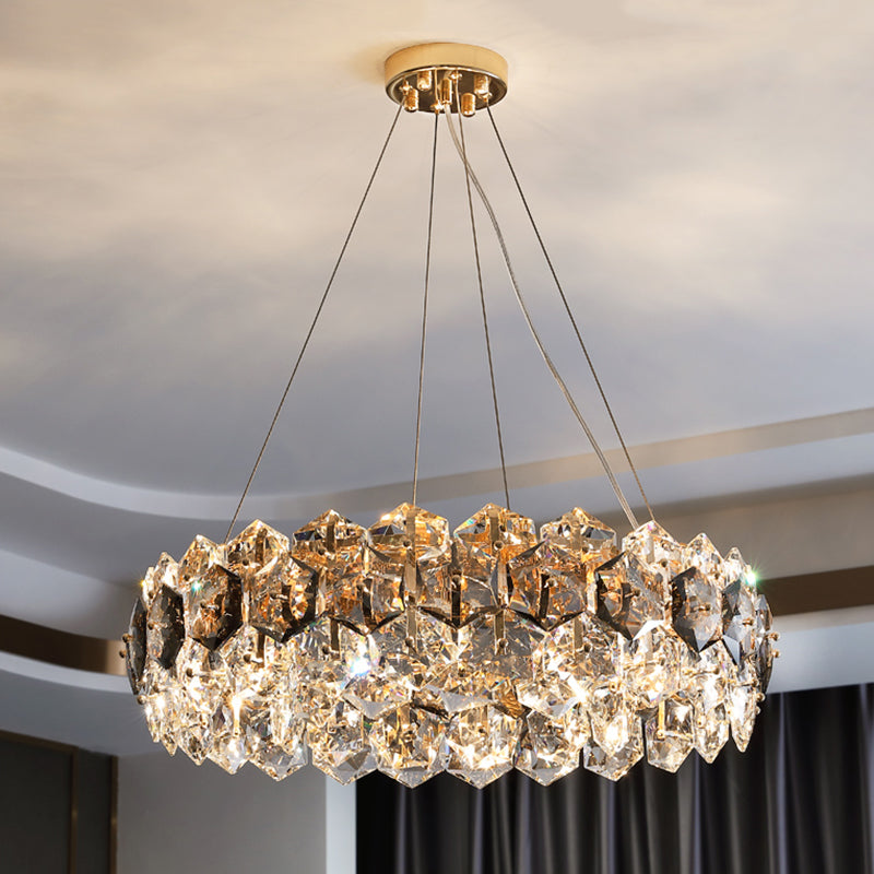 Modern Dining Room Lighting Sphere Chandelier Lighting Fixtures Crystal