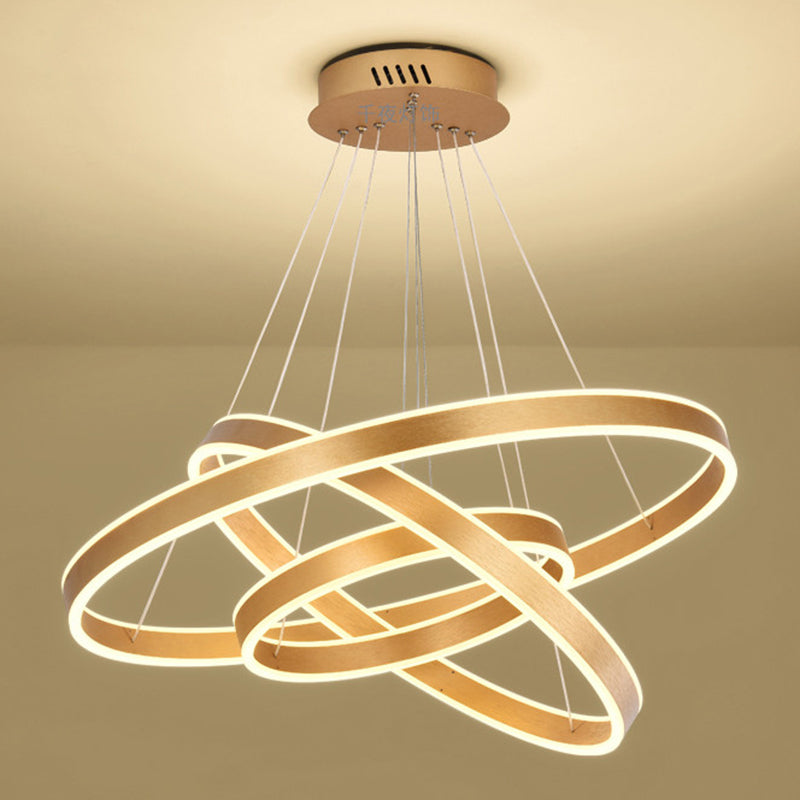Modern Chandeliers For Dining Room Multiple Rings Chandelier Lighting Fixtures