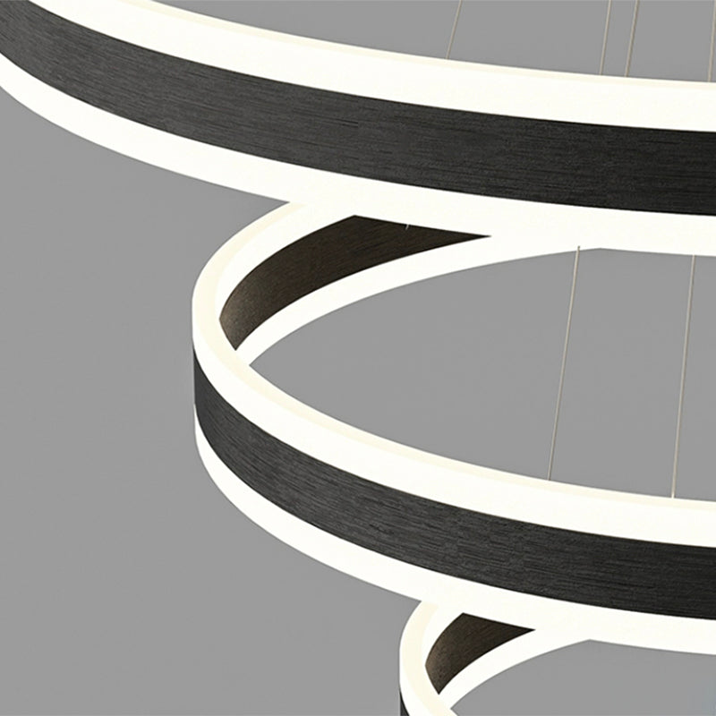 Modern Chandeliers For Dining Room Multiple Rings Chandelier Lighting Fixtures