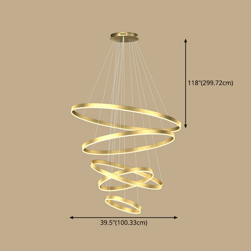 Modern Chandeliers For Dining Room Multiple Rings Chandelier Lighting Fixtures