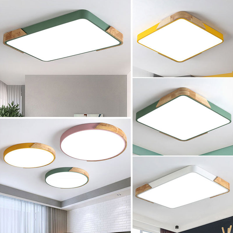 Moderne stijl 1-lichts inbouwarmaturen Geometrische acryl inbouwplafondlamp