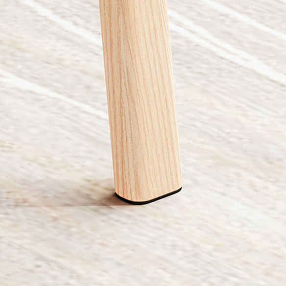 Modern MDF Top Rectangle Shape Dining Set Standard Brown Dining Set With 4 Legs Table