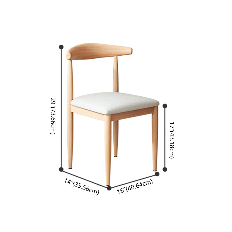 Contemporary Light Brown MDF Top Dining Set Rectangle Shape Kitchen Dining Set with 4 Legs Base