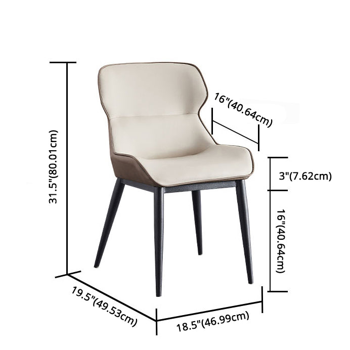 Modern Sintered Stone Table Set of 5/7 with Rectangle Table Dining Set with PU Leather  Chairs