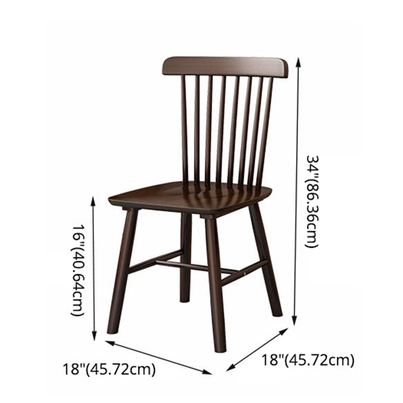 Minimalist Standard Solid Wood Dining Set Rectangle Shape for Kitchen Dining Set in Khaki