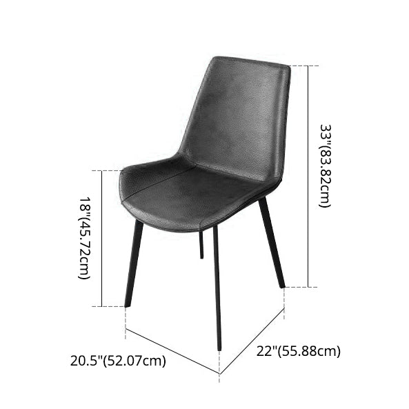 Contemporary Style Marble Dining Set with White Table and 4 Black Legs Base for Home Use