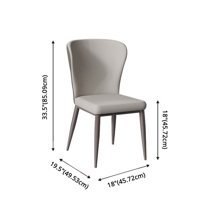 Modern Style Sintered Stone Dining Set with 4 Legs Fixed Table Dinette Set for Dining Room