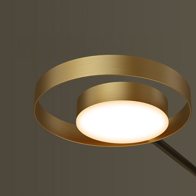 Metal Postmodern Chandelier LED Hanging Light for Living Room Dinning Room