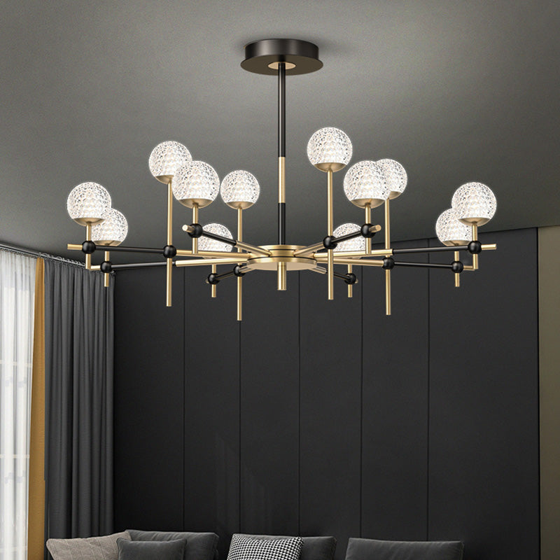 Branch Iron Suspension Light Postmodern Chandelier for Living Room Dinning Room