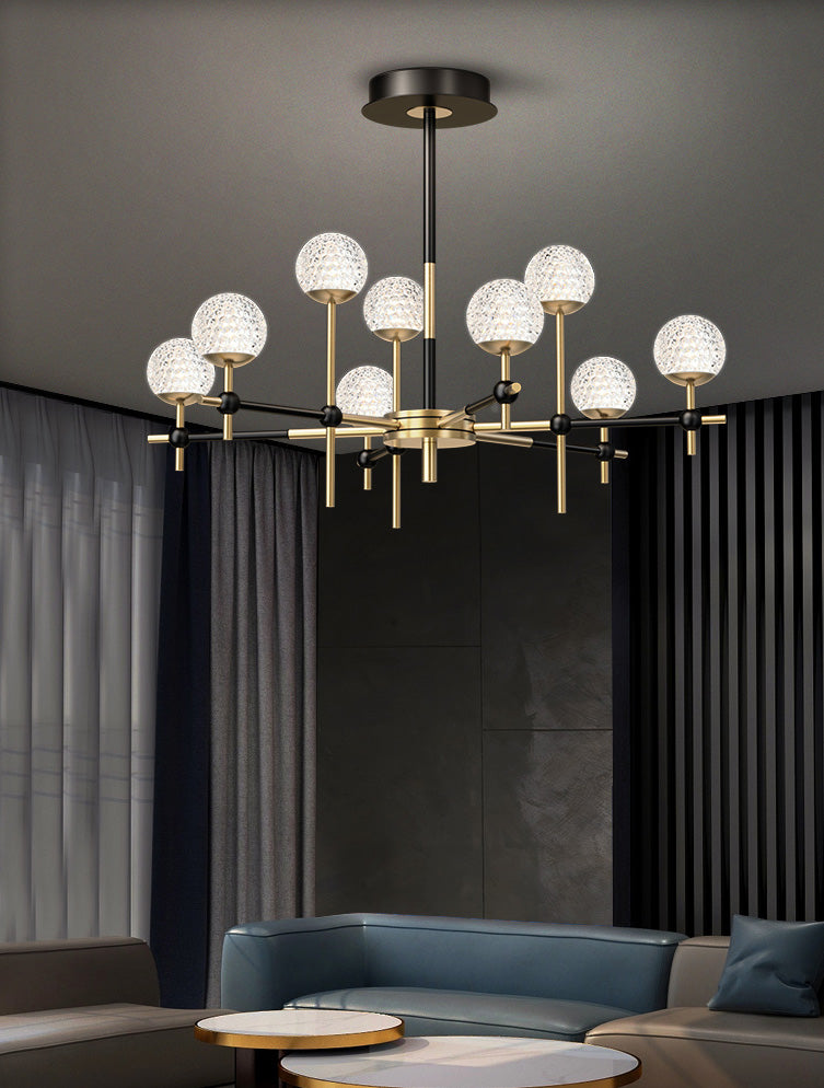 Branch Iron Suspension Light Postmodern Chandelier for Living Room Dinning Room