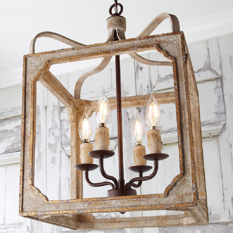 4 têtes salon suspension du lustre accroché