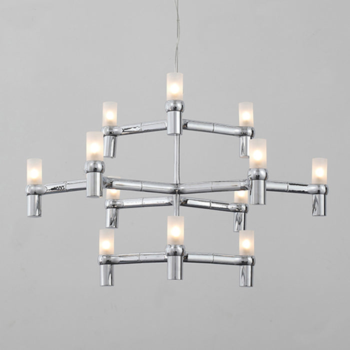 Beautiful view of Loft Apartment Metal Chandelier With Pendant Light