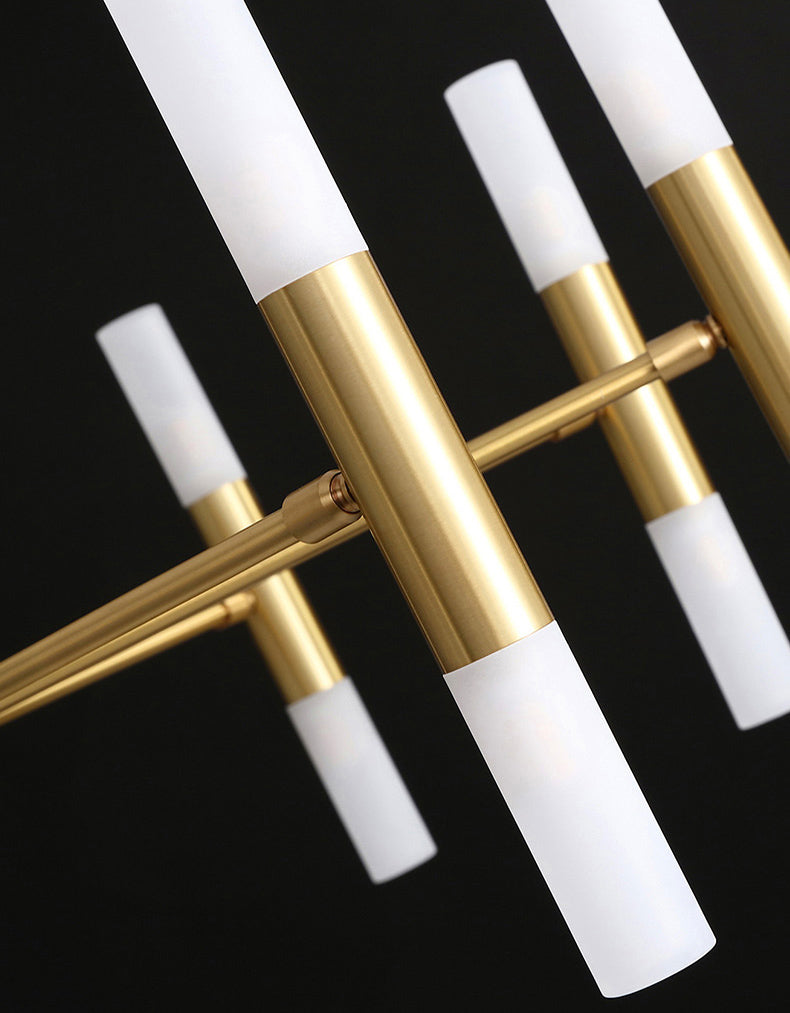 Modern Style Sputnik Chandelier Metal Suspension Light for Living Room Dining Room