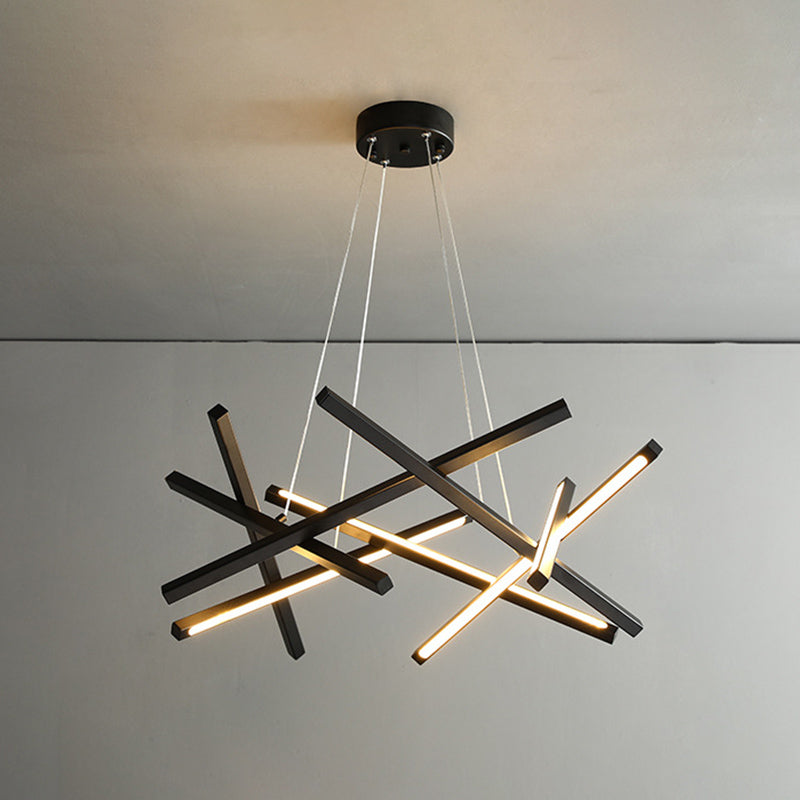 2 Color Optional Hanging Ceiling Light Modern Chandelier for Living Room Bedroom