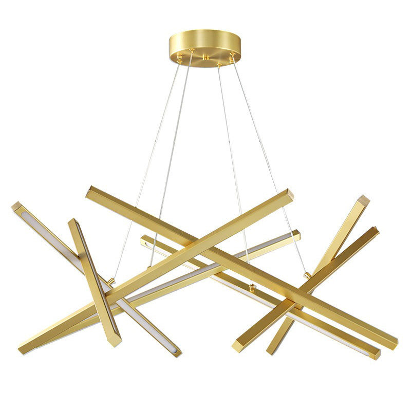 2 Color Optional Hanging Ceiling Light Modern Chandelier for Living Room Bedroom