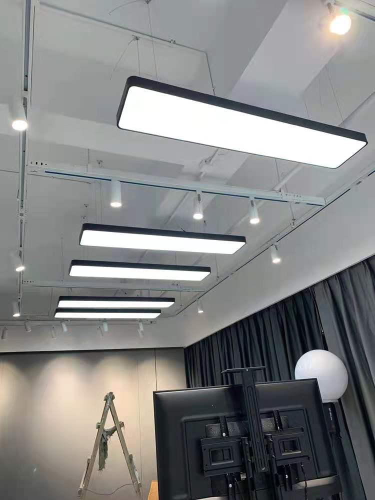 Contemporary Simple Style Rectangle Shaped Led Pendant Decorative Lights for Office