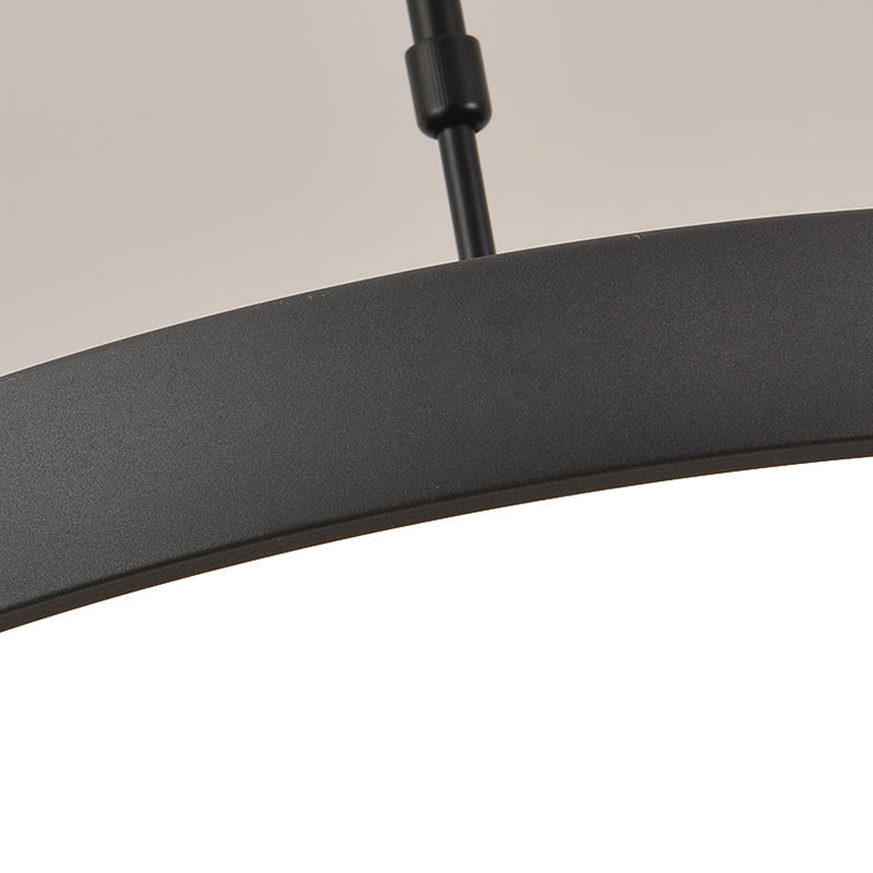 Metal Modern Simple Style Disc Shaped Led Pendant Decorative Lights for Office