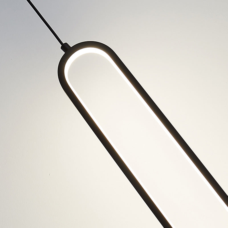 Servo moderno a forma di metallo ovale per la sala da pranzo del bagno per soggiorno