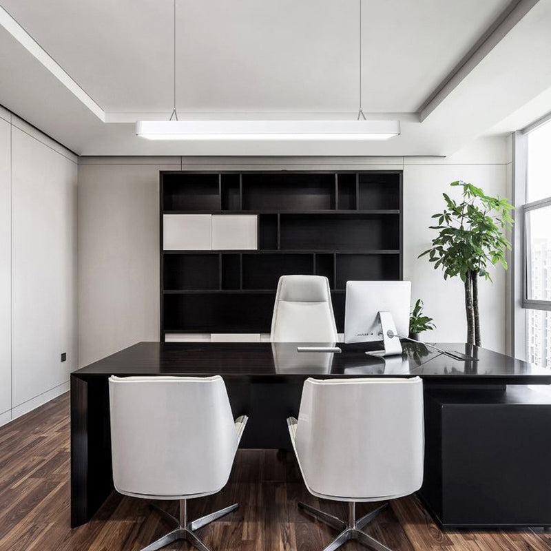 Cadre métallique LED Pendembre dans le style moderne 54W LED Suspended Lights for Office Conference Room