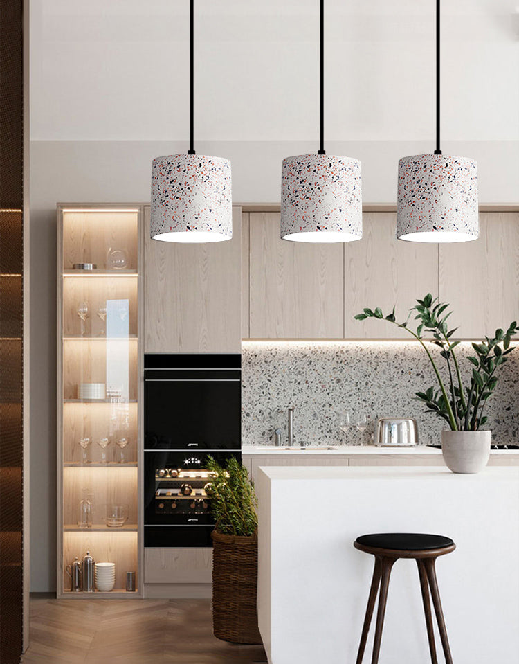 Modern Style Ceiling Suspension Lamp Shaded Hanging Ceiling Light with Cement Shade