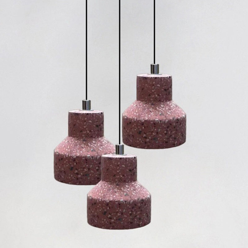 Plateau de pendentif ombré en pierre Style moderne suspendu pendant pour le salon